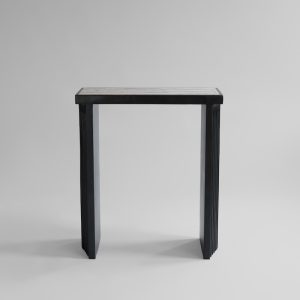 Consola Arc Silver Travertine