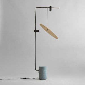 Lampa de podea Moon Brass