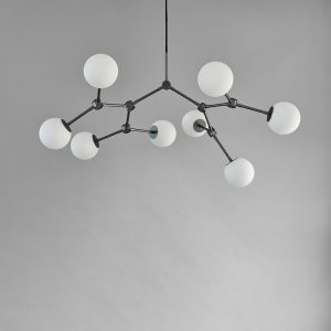 Candelabru Drop Bulp Mini Grey