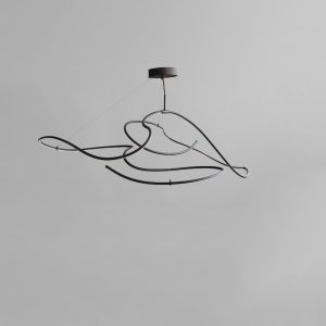 Candelabru Ghost Burned Black