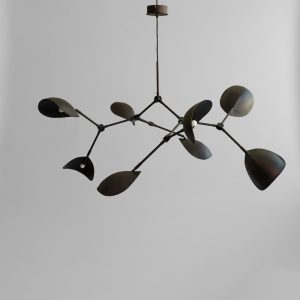 Candelabru Stingray Burned Black